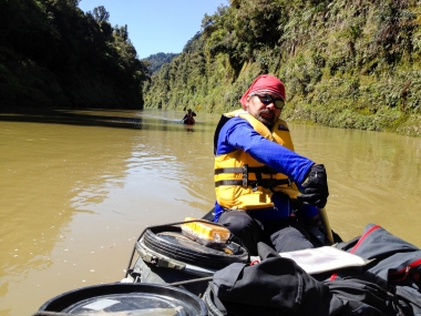 Jaime Barrallo en Whanganui River - New Zealand